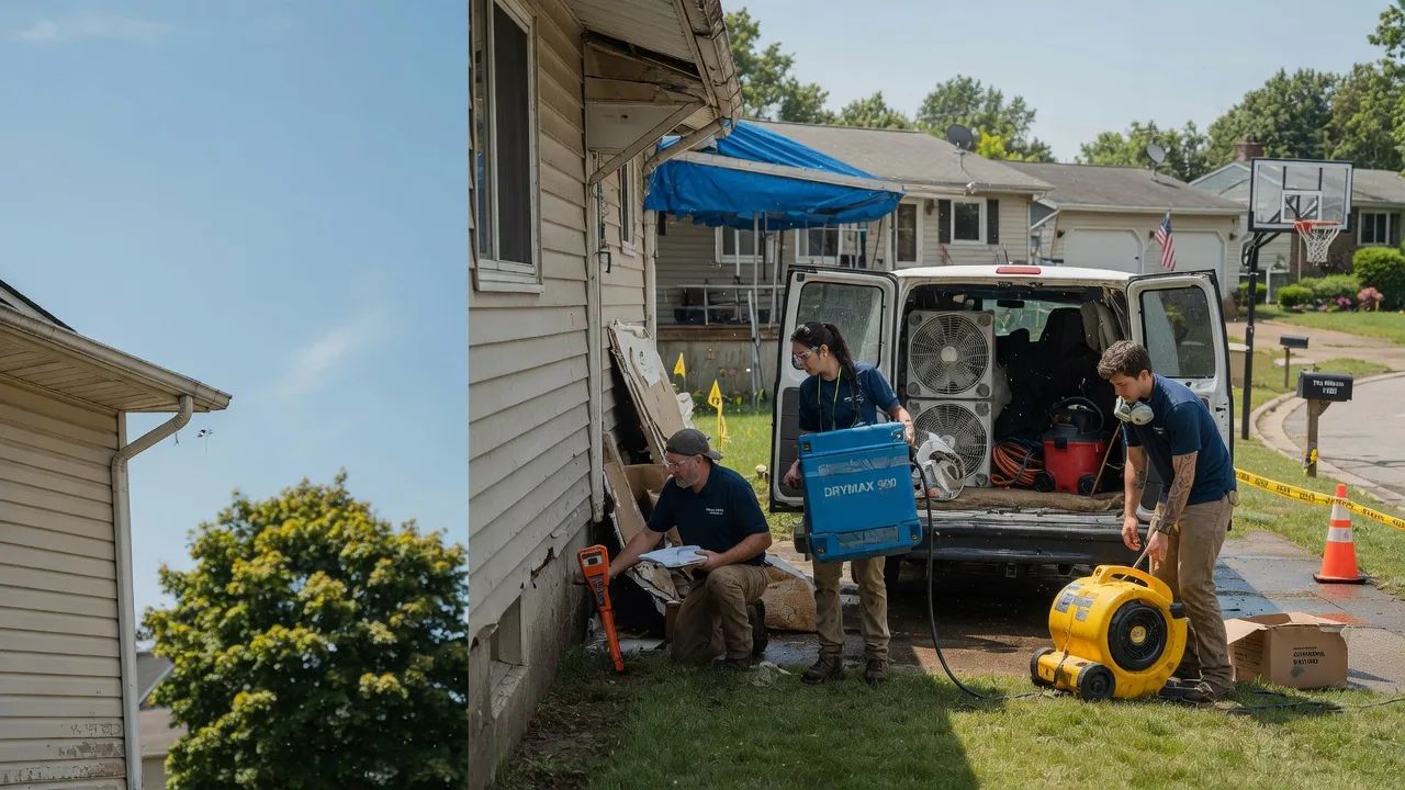 Ceiling Leak Cleanup in Hilltown, PA near me