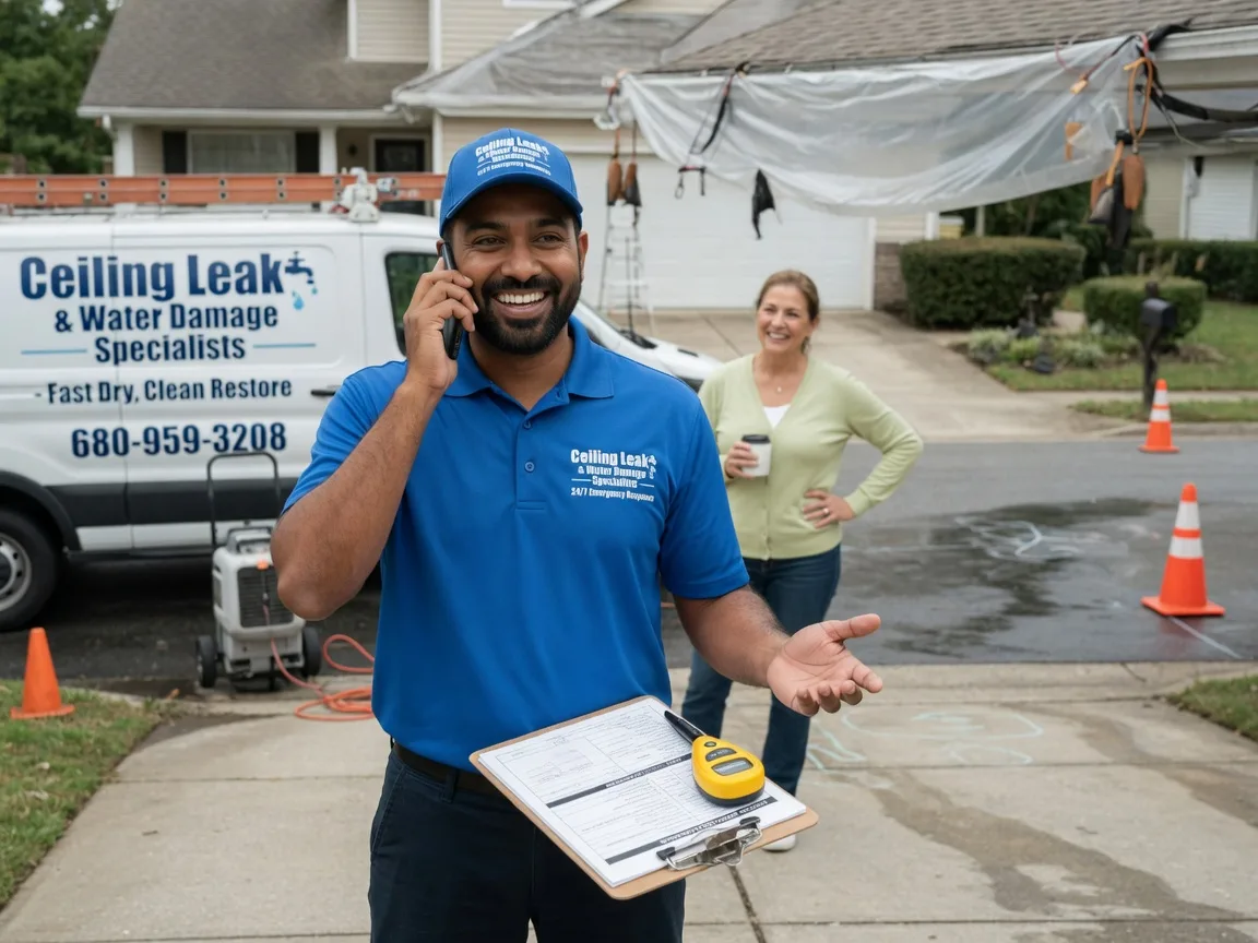 Ceiling Leak Cleanup Hilltown, PA FAQs